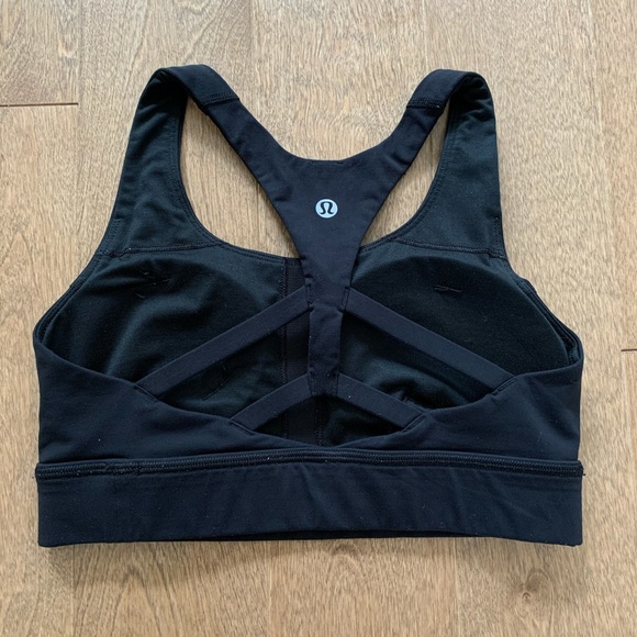 *SOLD* LULULEMON Circuit breaker bra black size 4 - Picture 7 of 14